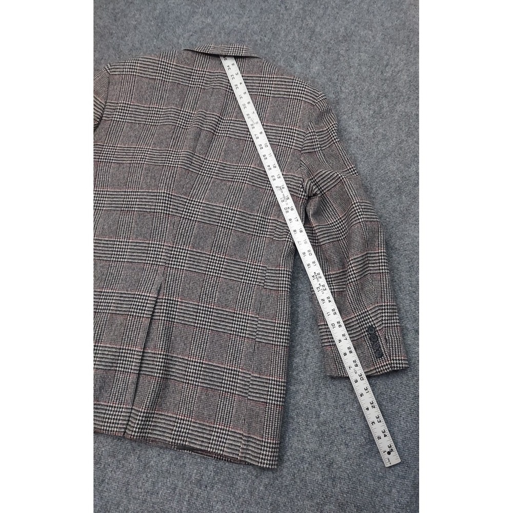 DiBenedetto Camel Hair Blazer Mens 40 Regular Gray Glen Plaid Sportcoat - Picture 15 of 16